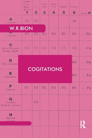 Cogitations by Wilfred R. Bion, 9780946439980