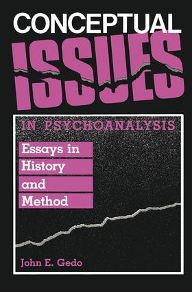 Conceptual Issues in Psychoanalysis (Essays in History and Method) - 9781138872141 by John E. Gedo, 9781138872141