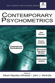 Contemporary Psychometrics - 9780415646956 by Albert Maydeu-Olivares, John J. McArdle, 9780415646956