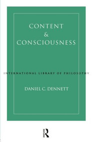 Content and Consciousness - 9780415104319 by Daniel C. Dennett, 9780415104319