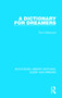 A Dictionary for Dreamers by Tom Chetwynd, 9781138045866