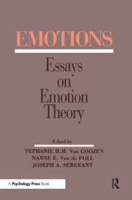 Emotions (Essays on Emotion Theory) by Stephanie H.M. van Goozen, Nanne E. Van de Poll, Joseph A. Sergeant, S.H.M. van Goozen, Joe A. Sergeant, 9780805812077