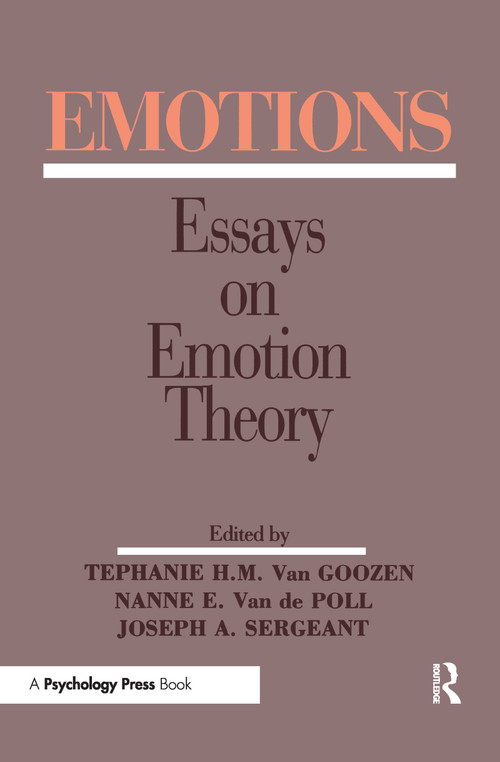 Emotions (Essays on Emotion Theory) - 9780805812084 by Stephanie H.M. van Goozen, Nanne E. Van de Poll, Joseph A. Sergeant, Joe A. Sergeant, S.H.M. van Goozen, 9780805812084