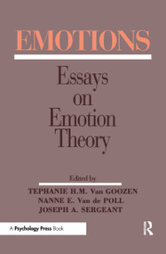 Emotions (Essays on Emotion Theory) - 9780805812084 by Stephanie H.M. van Goozen, Nanne E. Van de Poll, Joseph A. Sergeant, Joe A. Sergeant, S.H.M. van Goozen, 9780805812084