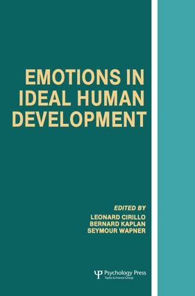 Emotions in Ideal Human Development by Leonard Cirillo, Barnard Kaplan, Seymour Wapner, 9781138876040