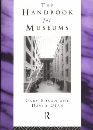 Handbook for Museums by David Dean, Gary Edson, 9780415099530
