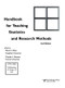 Handbook for Teaching Statistics and Research Methods by Mark E. Ware, Charles L. Brewer, 9780805830491