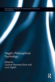 Hegel's Philosophical Psychology - 9780367144159 by Susanne Herrmann-Sinai, Lucia Ziglioli, 9780367144159