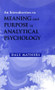 An Introduction to Meaning and Purpose in Analytical Psychology by Dale Mathers, 9780415207690