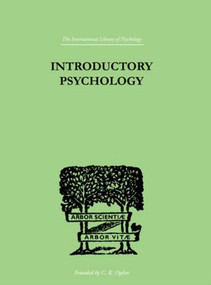 Introductory Psychology (AN APPROACH FOR SOCIAL WORKERS) - 9780415210386 by D R Price-Williams, 9780415210386
