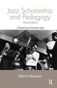 Jazz (Research and Pedagogy) by Eddie S. Meadows, 9780415866972
