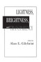 Lightness, Brightness and Transparency - 9781138876170 by Alan L. Gilchrist, 9781138876170