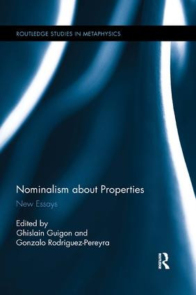 Nominalism about Properties (New Essays) - 9780367144104 by Ghislain Guigon, Gonzalo Rodriguez-Pereyra, 9780367144104