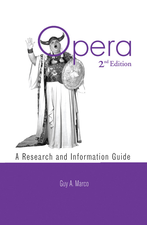 Opera (A Research and Information Guide) by Guy A. Marco, 9781138977600