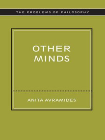 Other Minds by Anita Avramides, 9780415241939