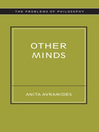 Other Minds by Anita Avramides, 9780415241939