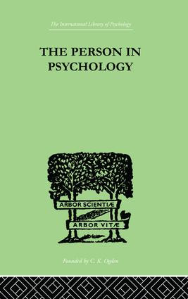 The Person In Psychology (REALITY OR ABSTRACTION) - 9781138875319 by Paul Lafitte, 9781138875319
