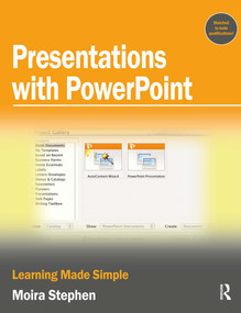 Presentations with PowerPoint by MOIRA Stephen, 9780750681889