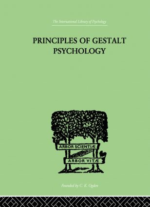 Principles Of Gestalt Psychology by K. Koffka, 9780415868815