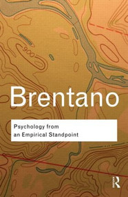 Psychology from An Empirical Standpoint by Franz Brentano, 9781138019171