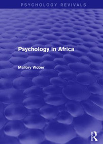 Psychology in Africa (Psychology Revivals) - 9781138017863 by Mallory Wober, 9781138017863
