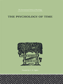 The Psychology of Time by Mary Sturt, 9780415758062