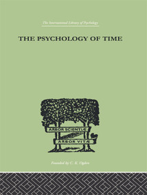 The Psychology of Time by Mary Sturt, 9780415758062