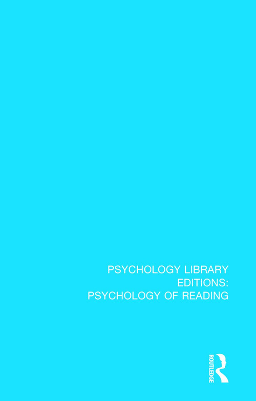 Psychophysiological Aspects of Reading and Learning by Victor M. Rentel, Samuel A. Corson, Bruce R. Dunn, 9781138102927