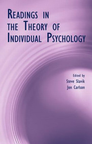 Readings in the Theory of Individual Psychology by Steve Slavik, Jon Carlson, 9780415951685