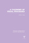 A Taxonomy of Visual Processes by William R. Uttal, 9781138965669
