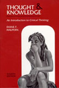 Thinking Critically About Critical Thinking (A Workbook to Accompany Halpern's Thought & Knowledge) by Diane F. Halpern, Heidi R. Riggio, 9780805844825