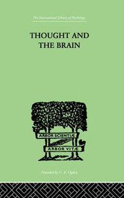 Thought and the Brain by Henri Piron, 9781138875517