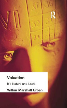 Valuation (Its Nature and Laws) by Wilbur Marshall Urban, 9781138884236