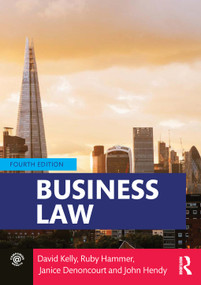 Business Law - 9780367277505 by David Kelly, Ruby Hammer, Janice Denoncourt, John Hendy, 9780367277505