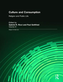 Culture and Consumption by Gabriel R. Ricci, 9780765806291