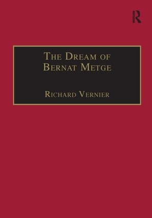 The Dream of Bernat Metge by Richard Vernier, 9780754606918