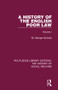 A History of the English Poor Law (Volume I) by Sir George Nicholls, 9781138204966