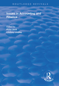 Issues in Accounting and Finance by Peter Atrill, Lindsey Lindley, 9780367001537