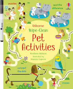 Wipe-Clean Pet Activities by Kirsteen Robson, Manola Caprini, 9781805072003