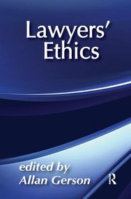Lawyers' Ethics by Allan Gerson, 9781138511590