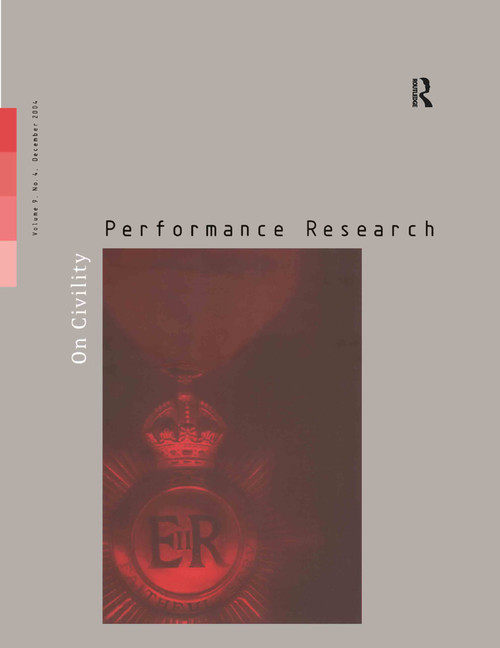 Performance Research 9:4 Dec 2 by Various, 9780415347402