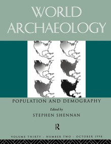 Population and Demography (World archaeology 30:2) by Stephen Shennan, 9780415198097