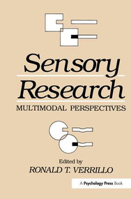 Sensory Research (Multimodal Perspectives) by Ronald T. Verrillo, 9781138981652