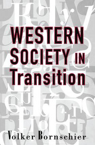 Western Society in Transition by Michael A. Ledeen, Volker Bornschier, 9781138517837