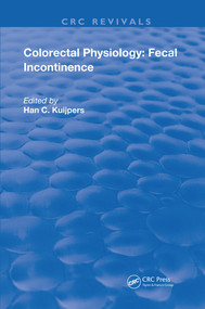 Colorectal Physiology (Fecal Incontinence) by Han Kuijpers, 9780367204228