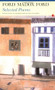 Ford Madox Ford (Selected Poems) by Ford Madox Ford, Max Saunders, 9780415969475
