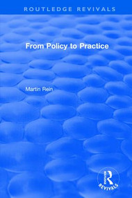 From Policy to Practice by Martin Rein, 9781138896635
