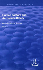 Human Factors and Aerospace Safety (An International Journal: v.2: No.4) by Helen Muir, Don Harris, 9781138719903