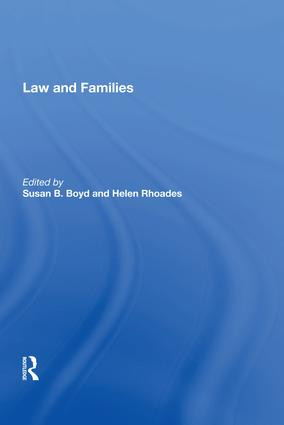 Law and Families by Helen Rhoades, 9780815390152