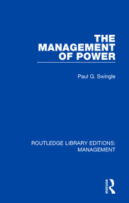 The Management of Power by Paul G. Swingle, 9780815387350